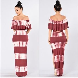 Fashion Nova off the shoulder dress